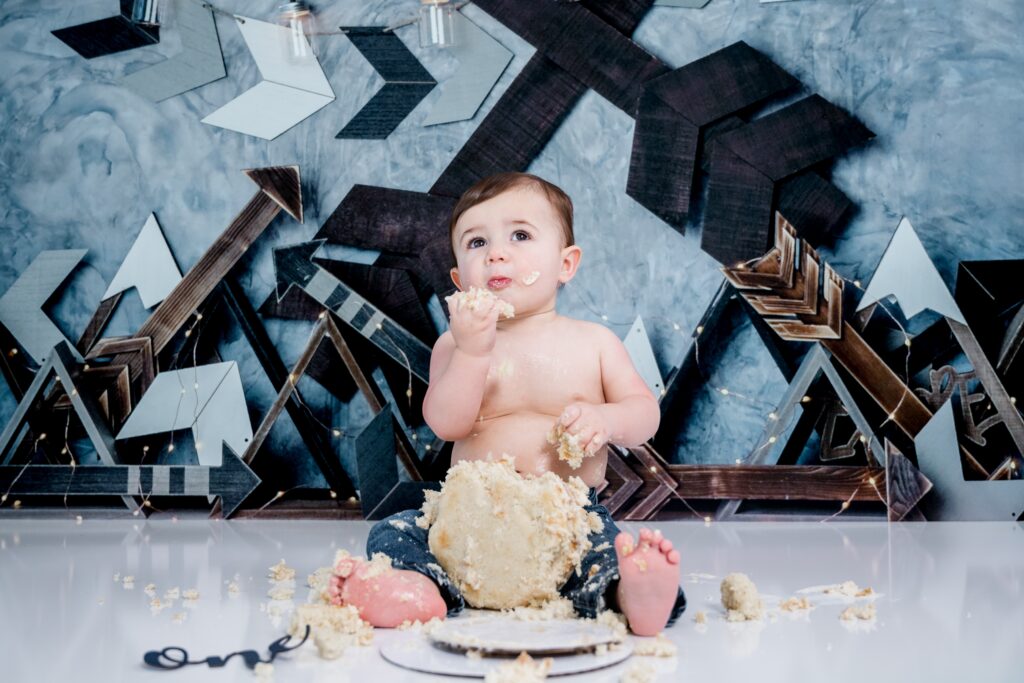 First Birthday Milestone Session Options | Cake Smash NJ | Golden Heart Photography